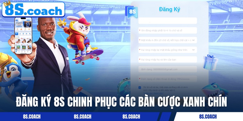 Đăng ký tài khoản chinh phục các bàn cược xanh chín
